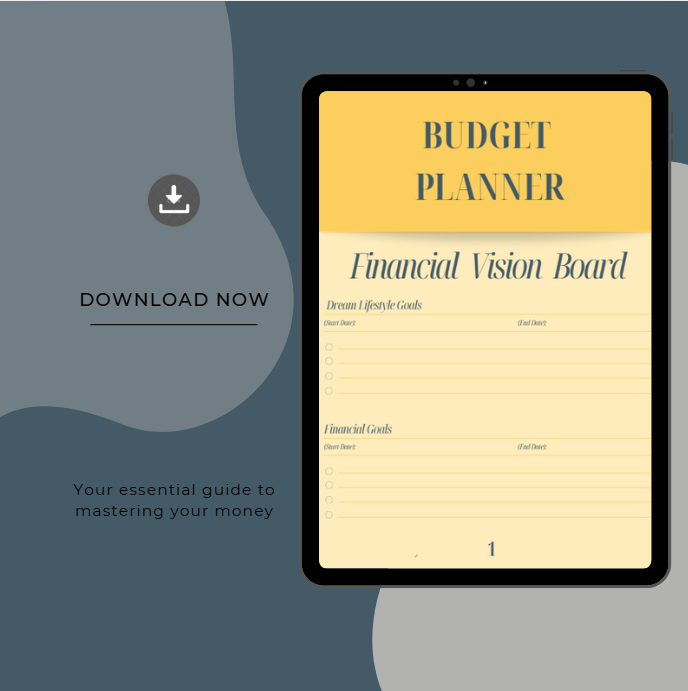 Budget Planner & Financial Tracker - Digital Download PDF
